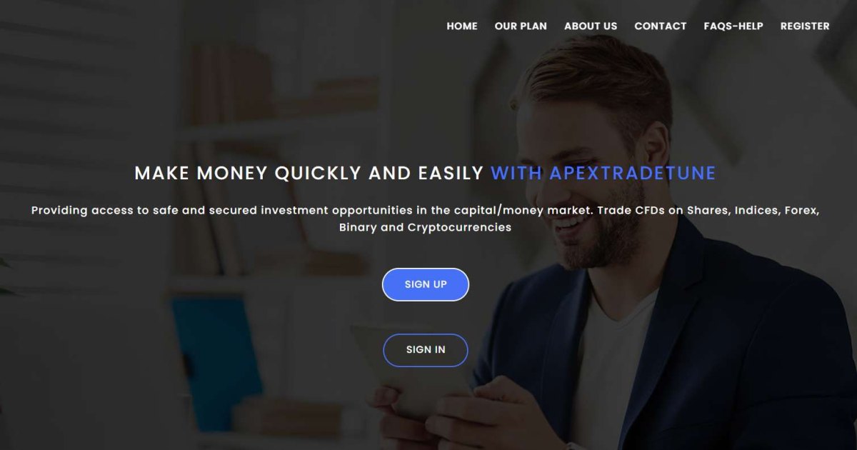 Apextradetune отзывы. Лжеброкер?