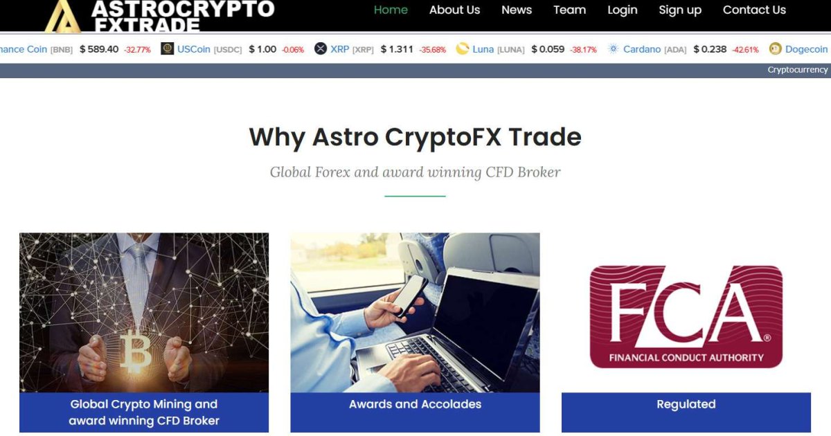 Astro CryptoFX Trade отзывы. Это развод?