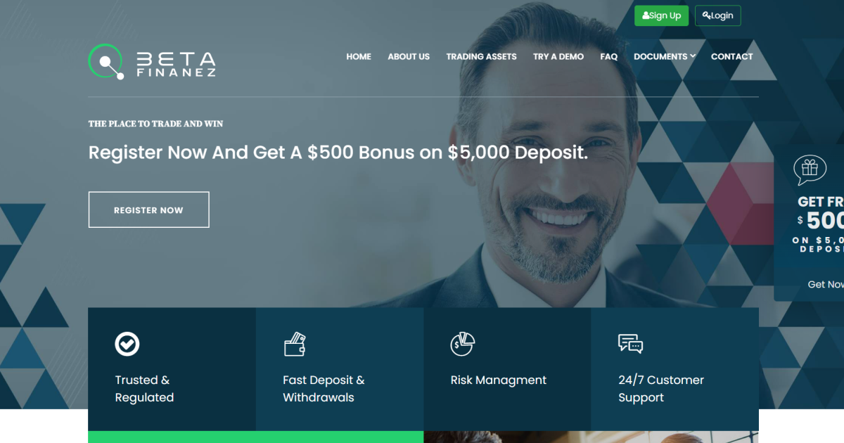 Beta Finanez отзывы. Брокер мошенник?