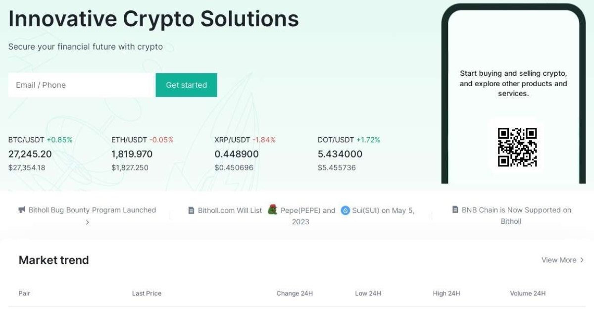 Биржа криптовалют Bitholl.com отзывы. 100% развод?