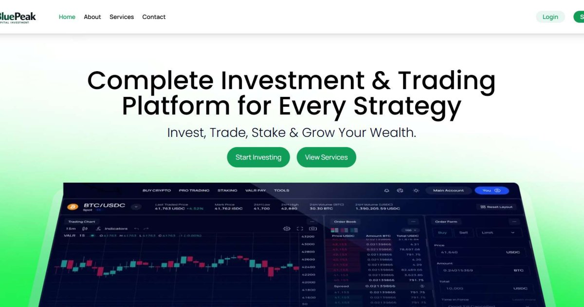 BluePeak Capital Investment отзывы. Обман?
