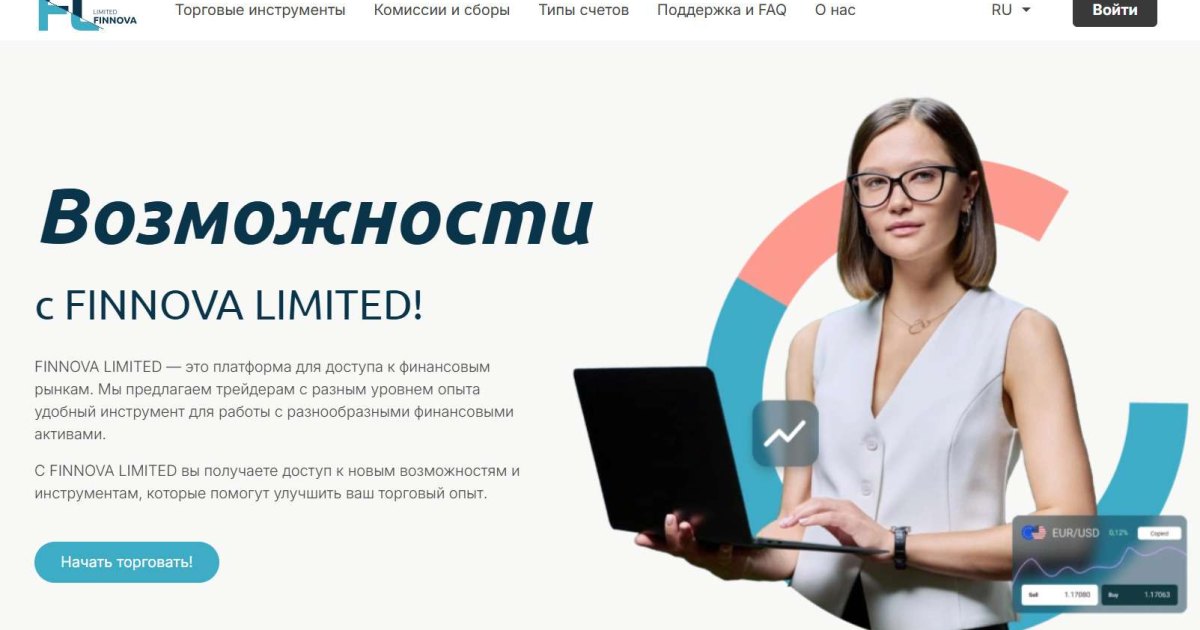 Finnova Limited отзывы. Псевдоброкер?
