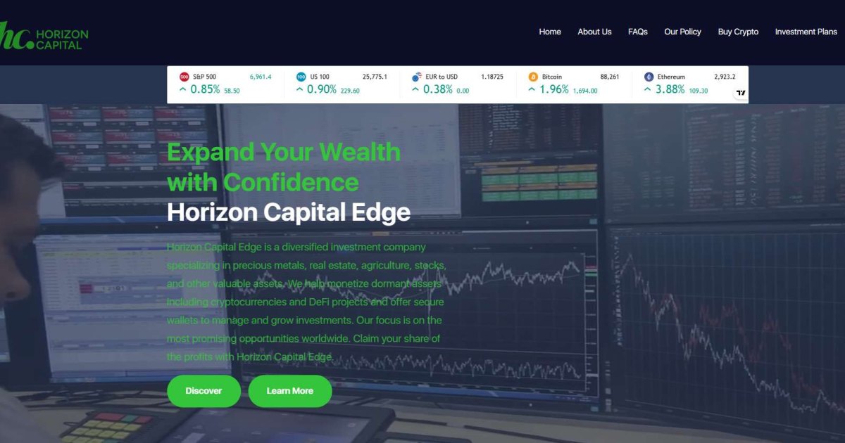 Horizon Capital Edge отзывы. Обман?