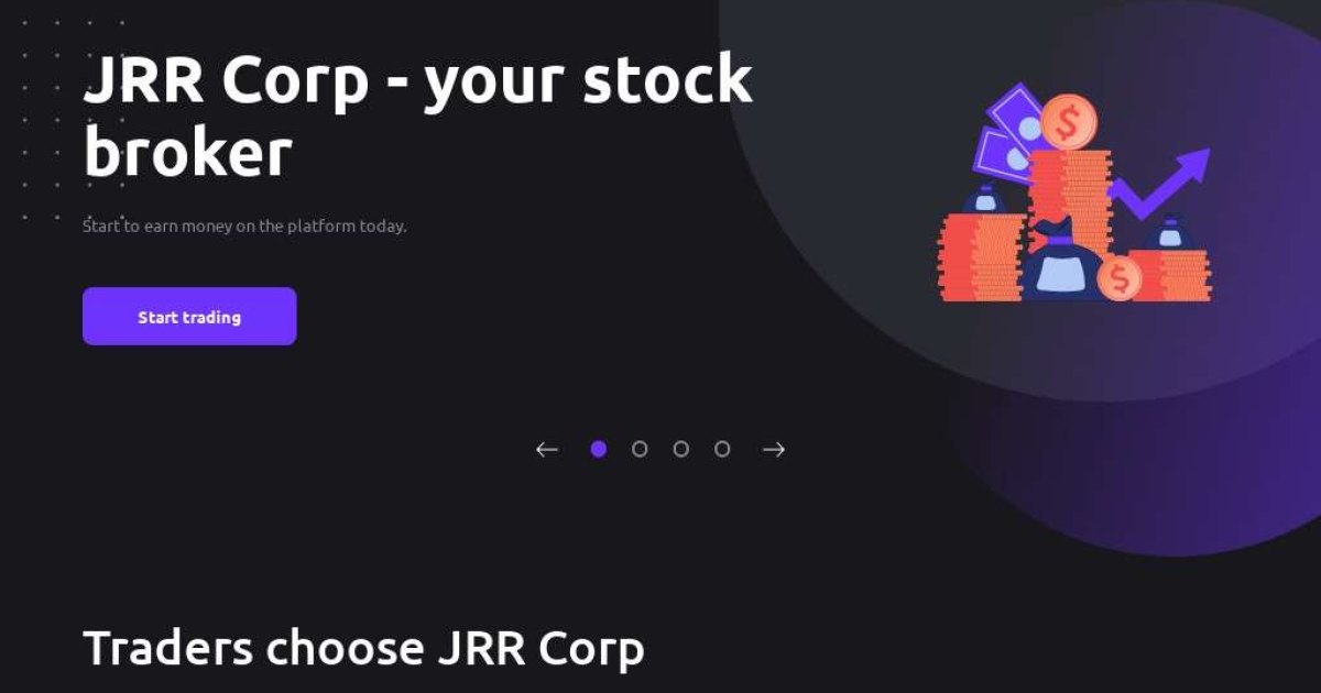 Брокер JRR Corp отзывы. Развод?