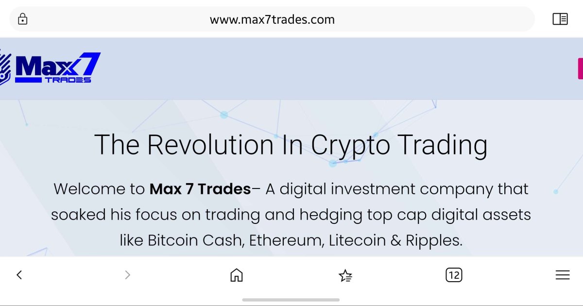 Max 7 Trades отзывы. Обман?
