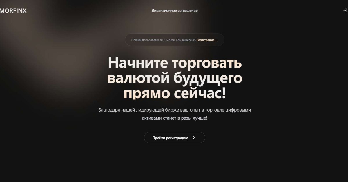 MORFINX отзывы. Биржа мошенников?