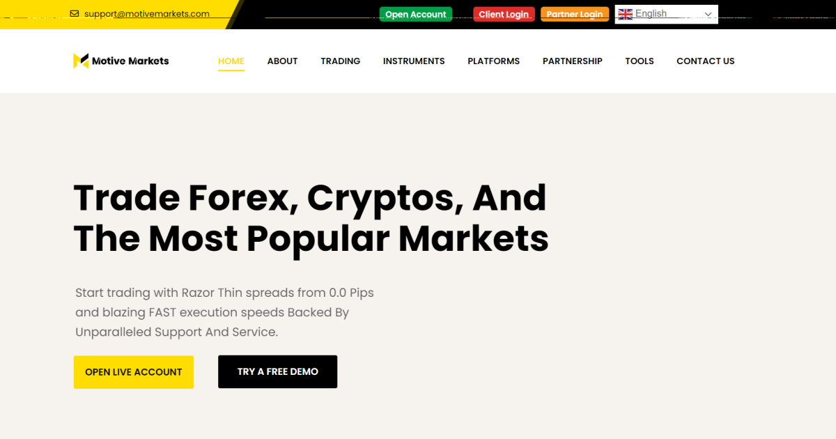 Motive Markets LTD отзывы. Это развод?