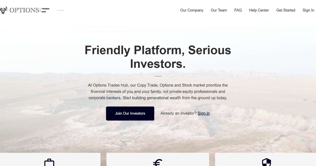 Options Trades Hub отзывы. Это развод?