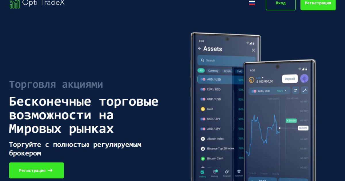 Opti TradeX отзывы. Брокер мошенник?