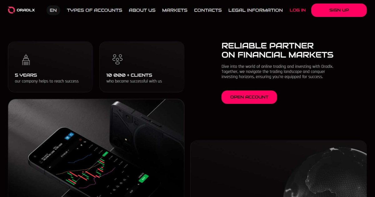 ORADLX отзывы. Брокер мошенник?