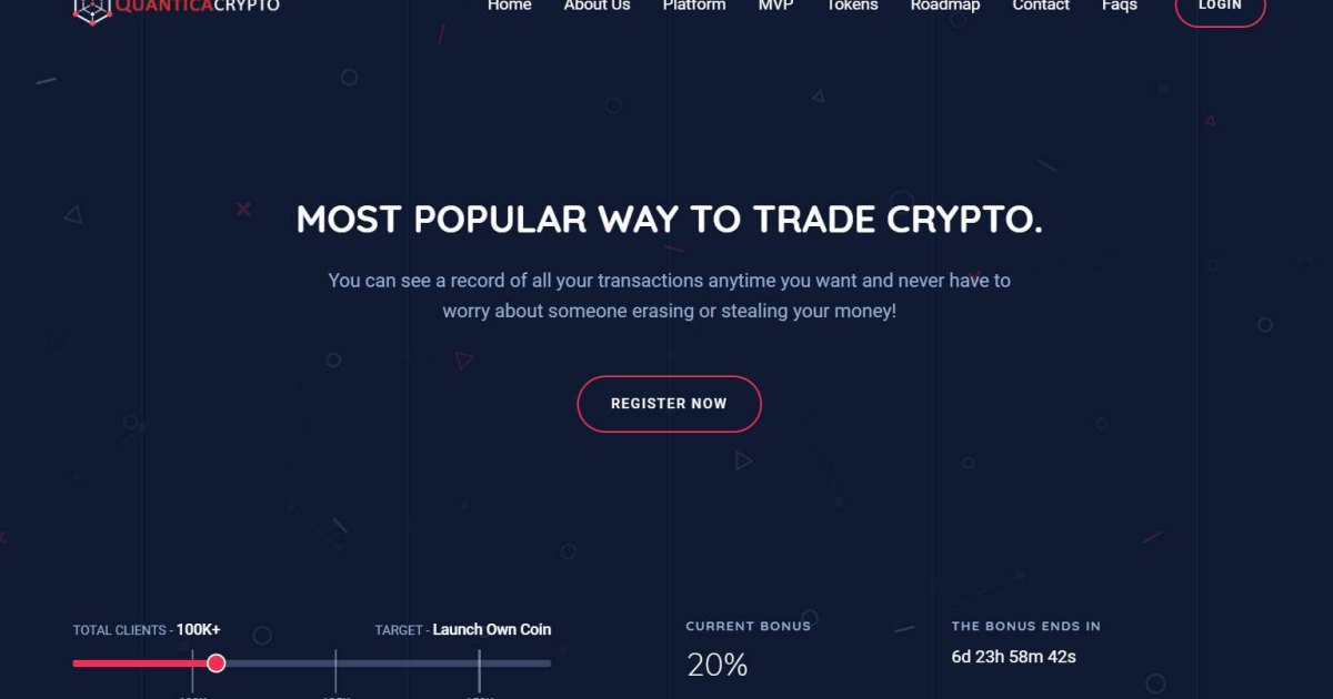 QuanticaCrypto отзывы. Обман?