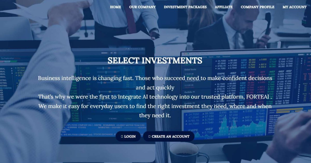 Select Investment отзывы. Псевдоброкер?