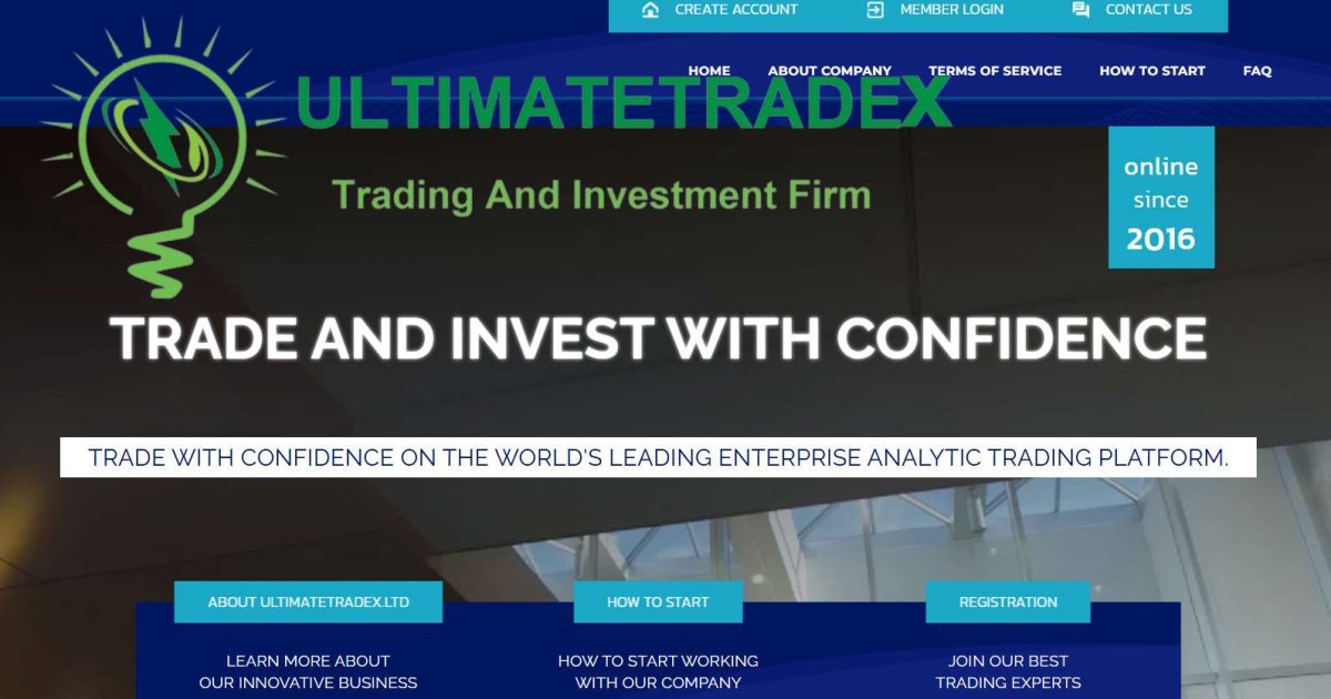 UltimateTradex Ltd отзывы. Это развод?