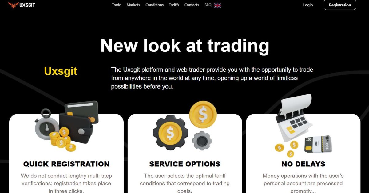 Uxsgit отзывы. Фальшивый брокер?