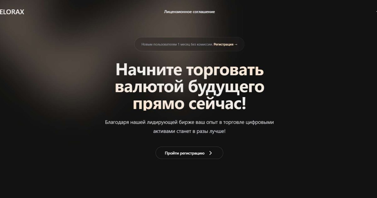 VELORAX отзывы. Криптобиржа фейк?