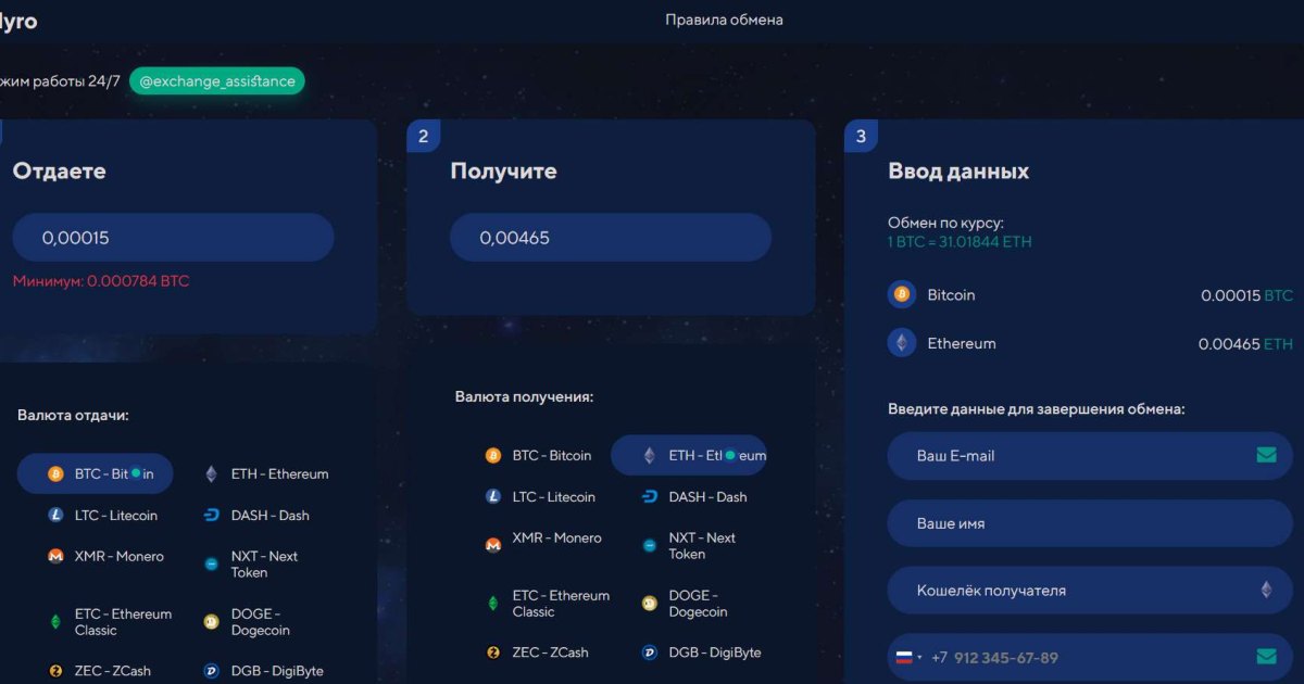 Velyro отзывы. Обменник жуликов?