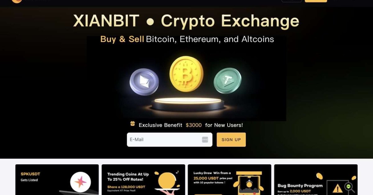 XIANBIT отзывы. Биржа мошенников?