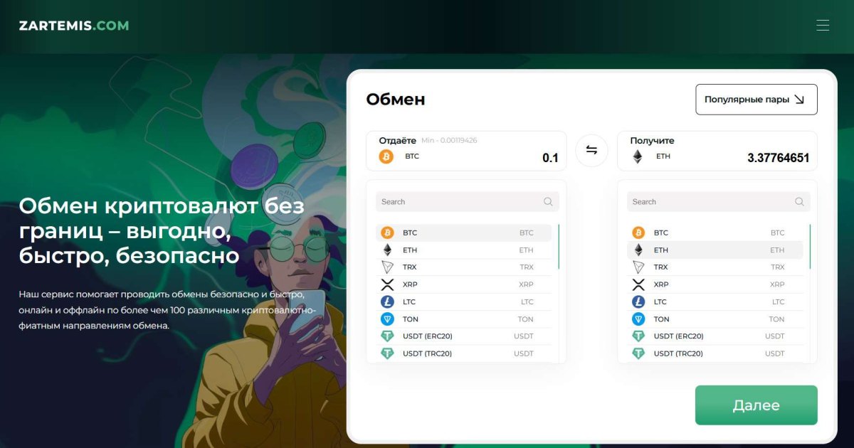 Zartemis отзывы. Обменник жуликов?