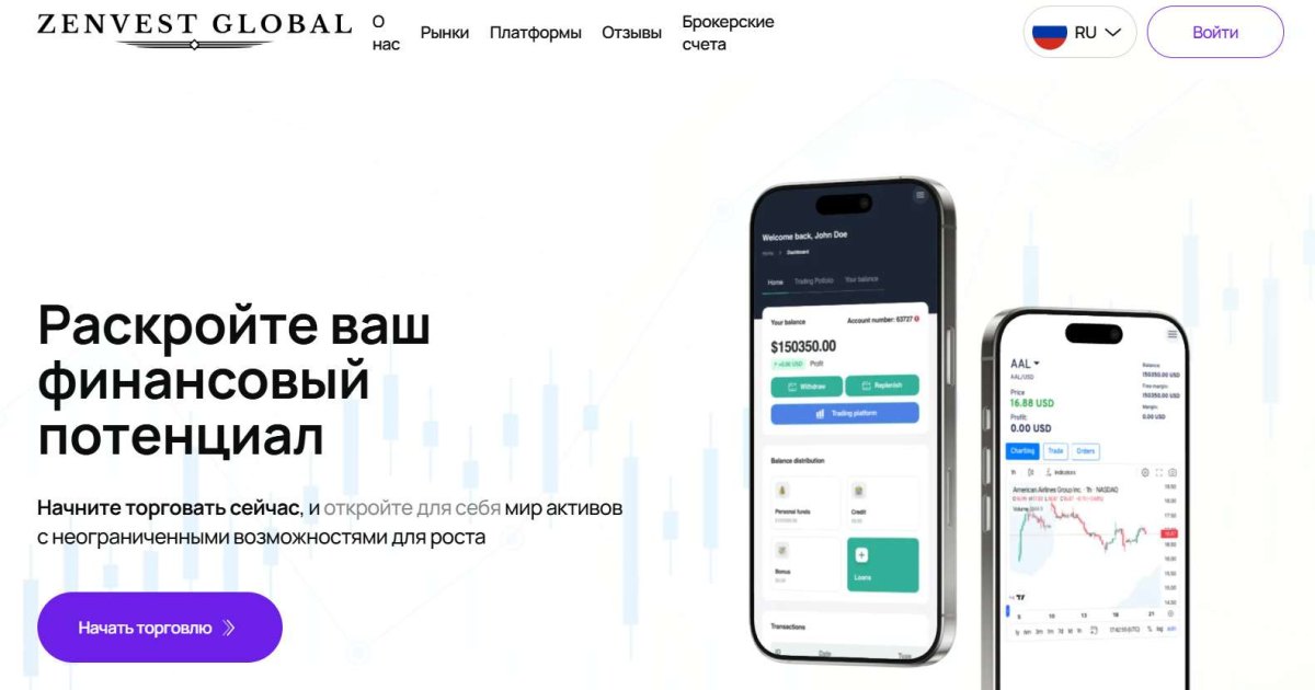 Zenvest Global отзывы. Обман?