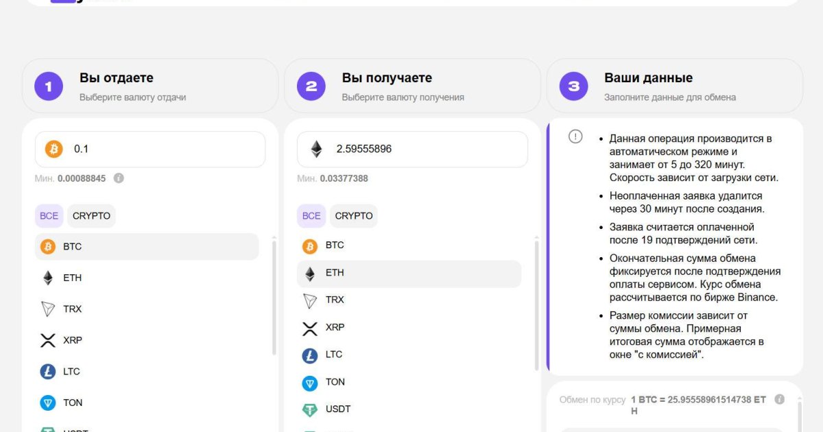 Zybero отзывы. Фальшивый обменник?
